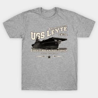 USS LEYETE CV-32 aircraft carrier veterans T-Shirt